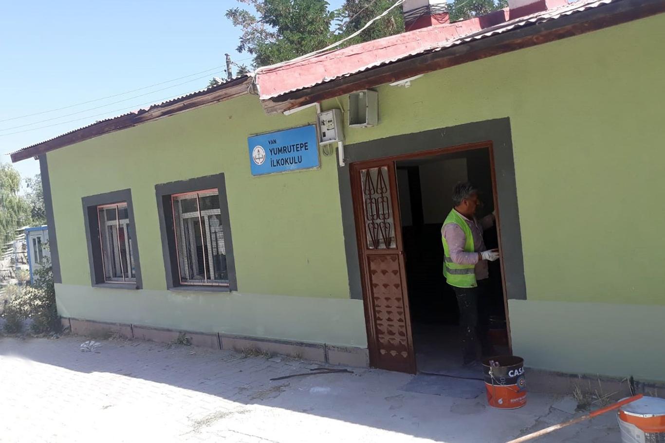 Van'daki okullar onarılıyor